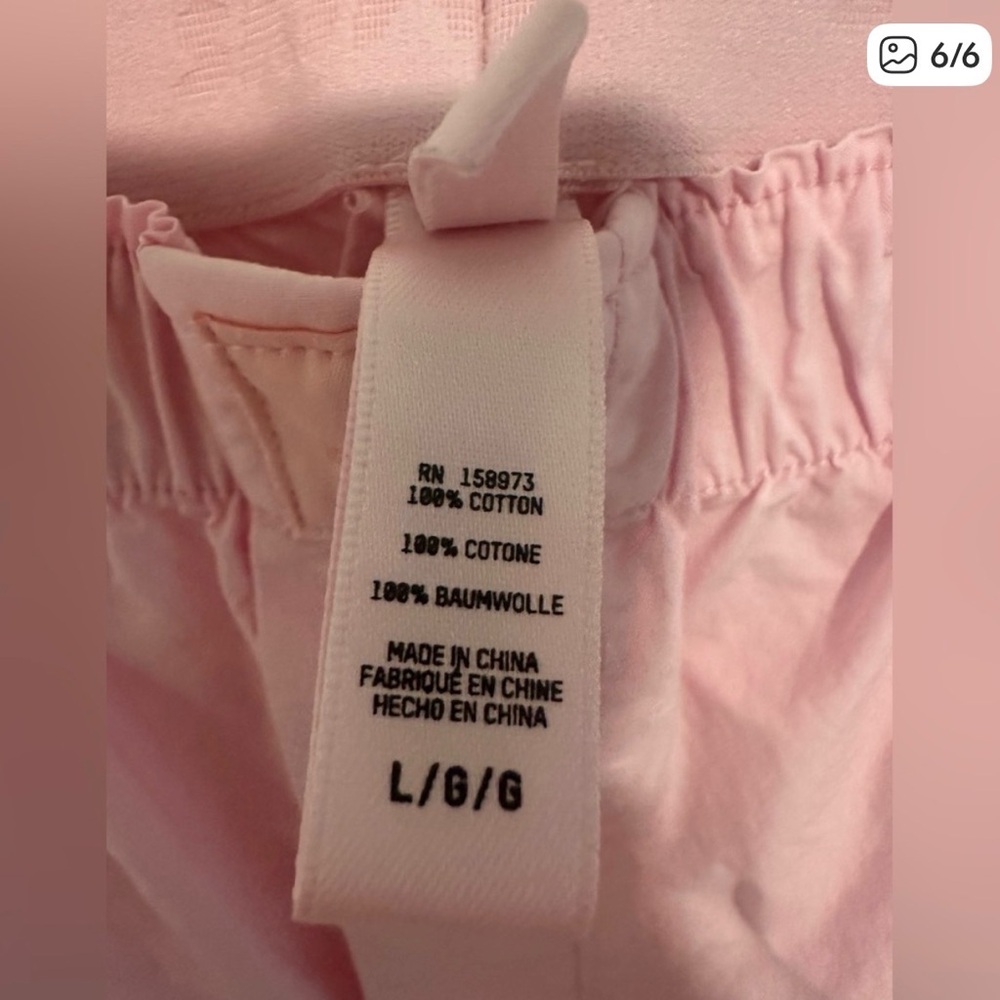 Skims Cotton Poplin Unisex Pajama Pants Sz large, like new - Picture 6 of 6